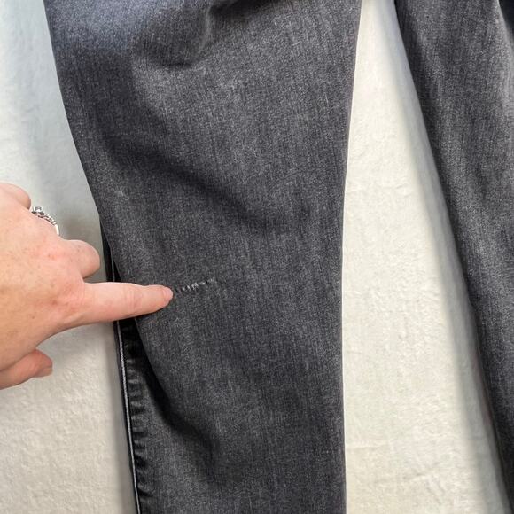 Torrid Bombshell Skinny High-Rise Stretch Denim Dark Grey Wash Distressed SZ 14 - Picture 8 of 15